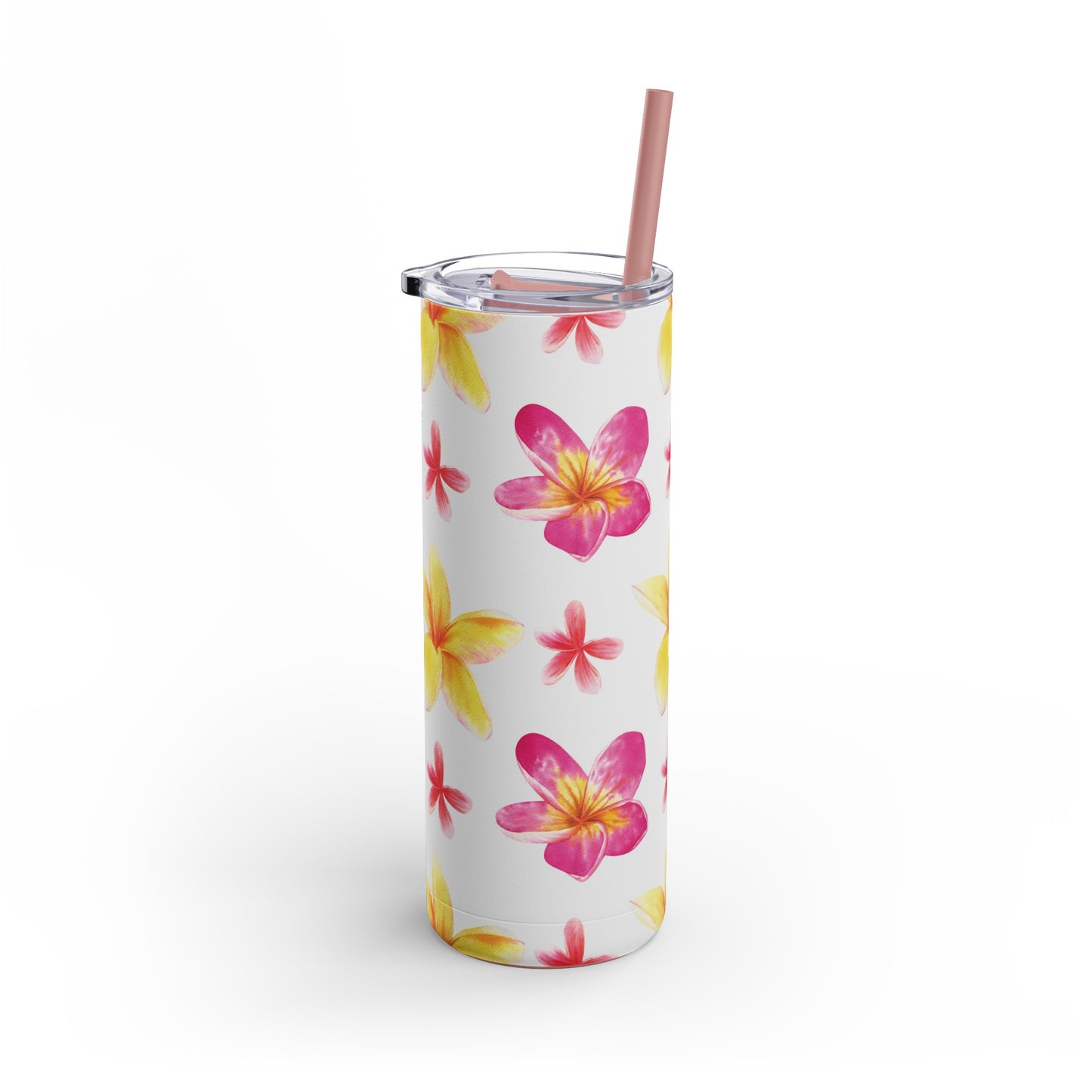 Plumeria Skinny Tumbler