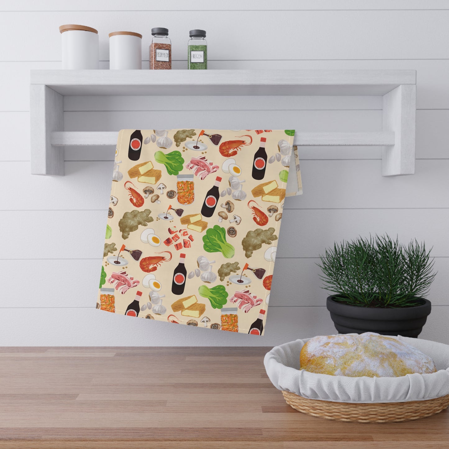 Dinner Time Kitchen Towel