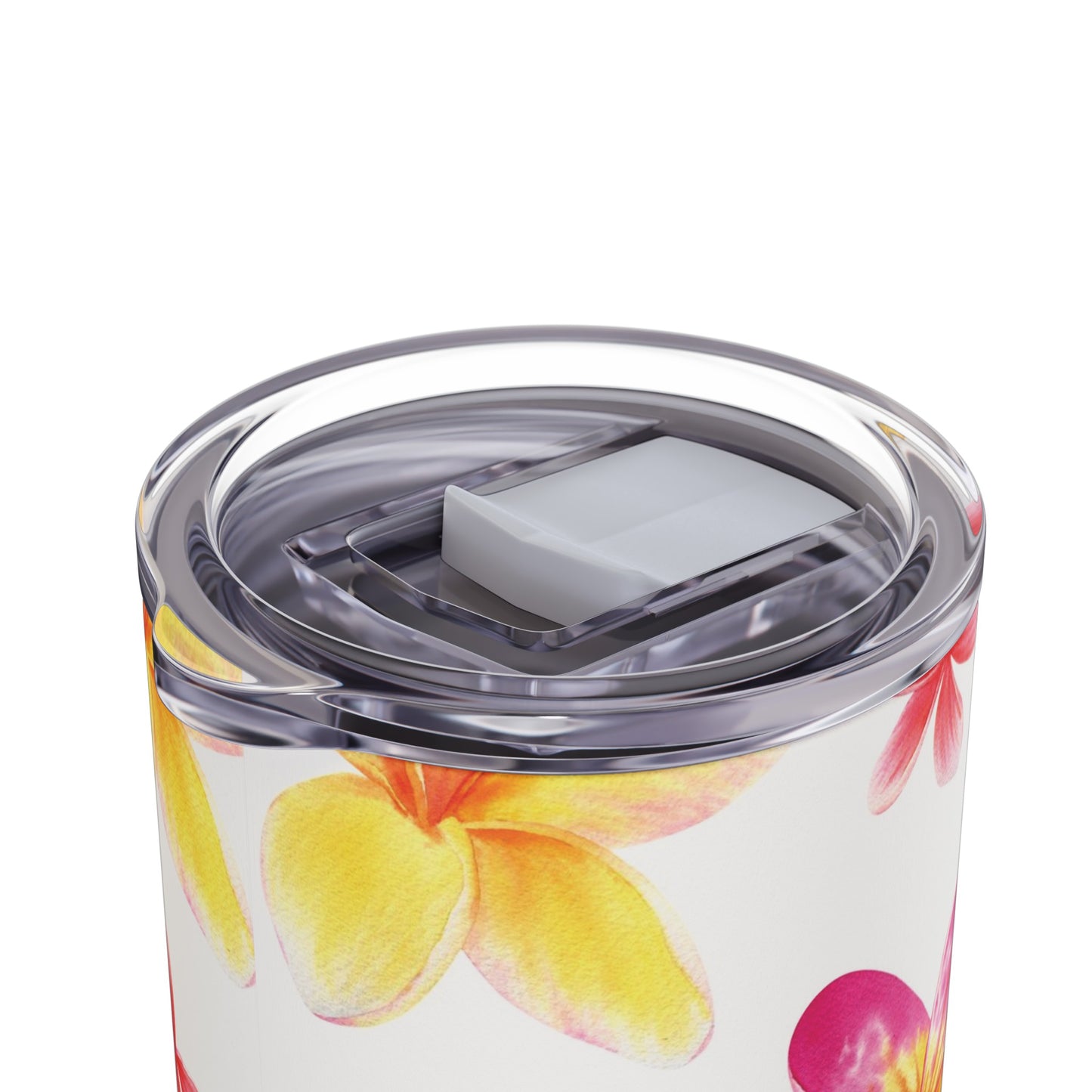 Plumeria Skinny Tumbler