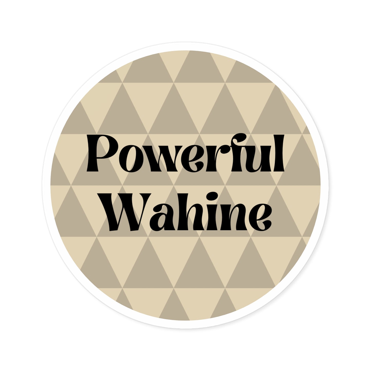 Powerful Wahine Sticker