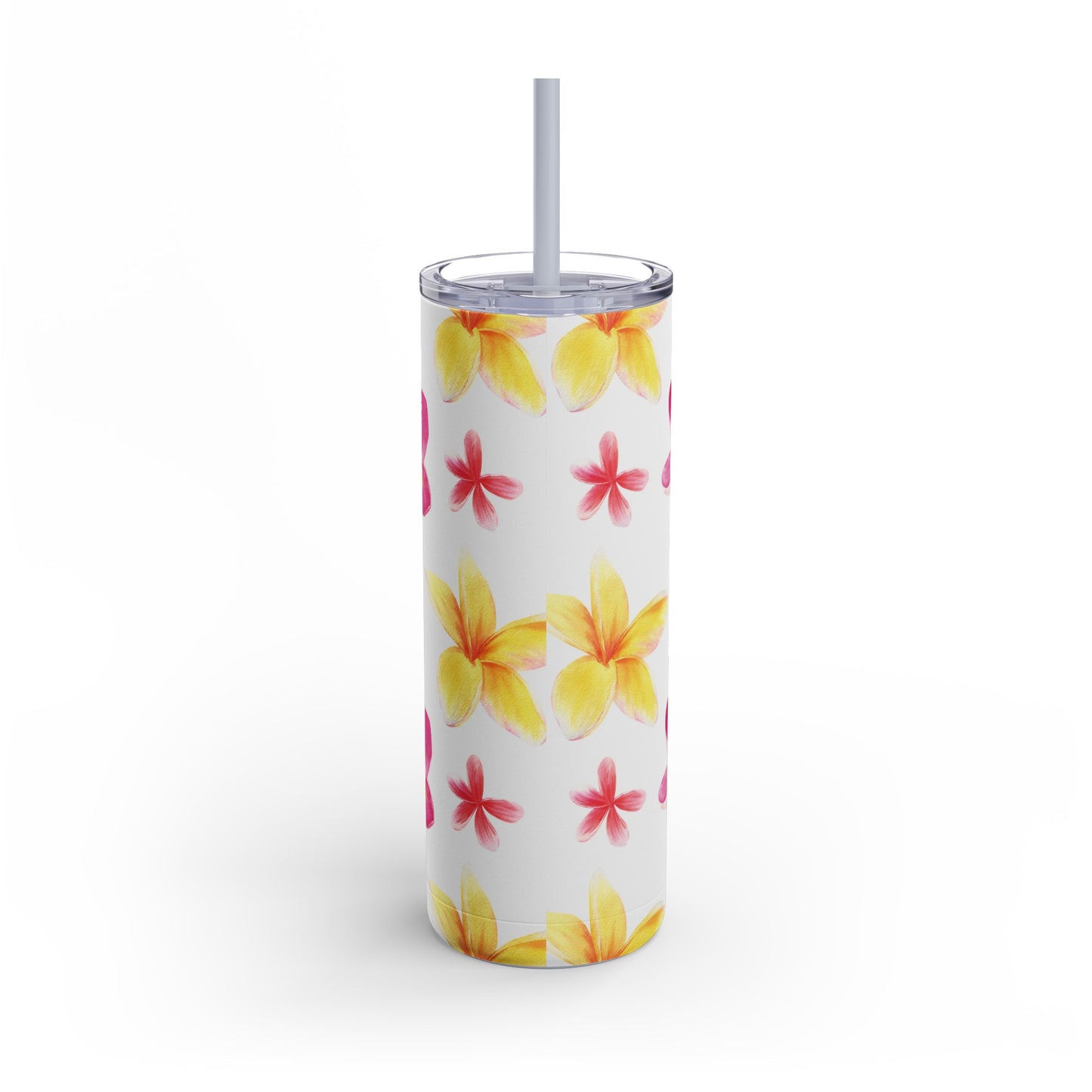 Plumeria Skinny Tumbler