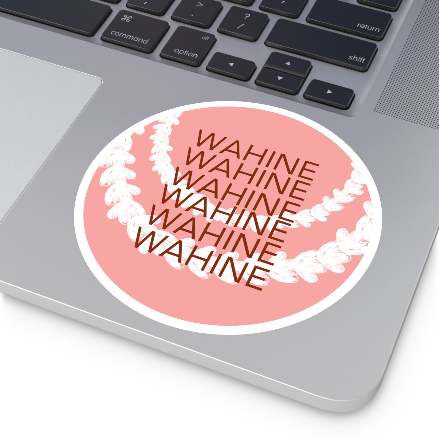 Wahine Round Stickers, Indoor\Outdoor