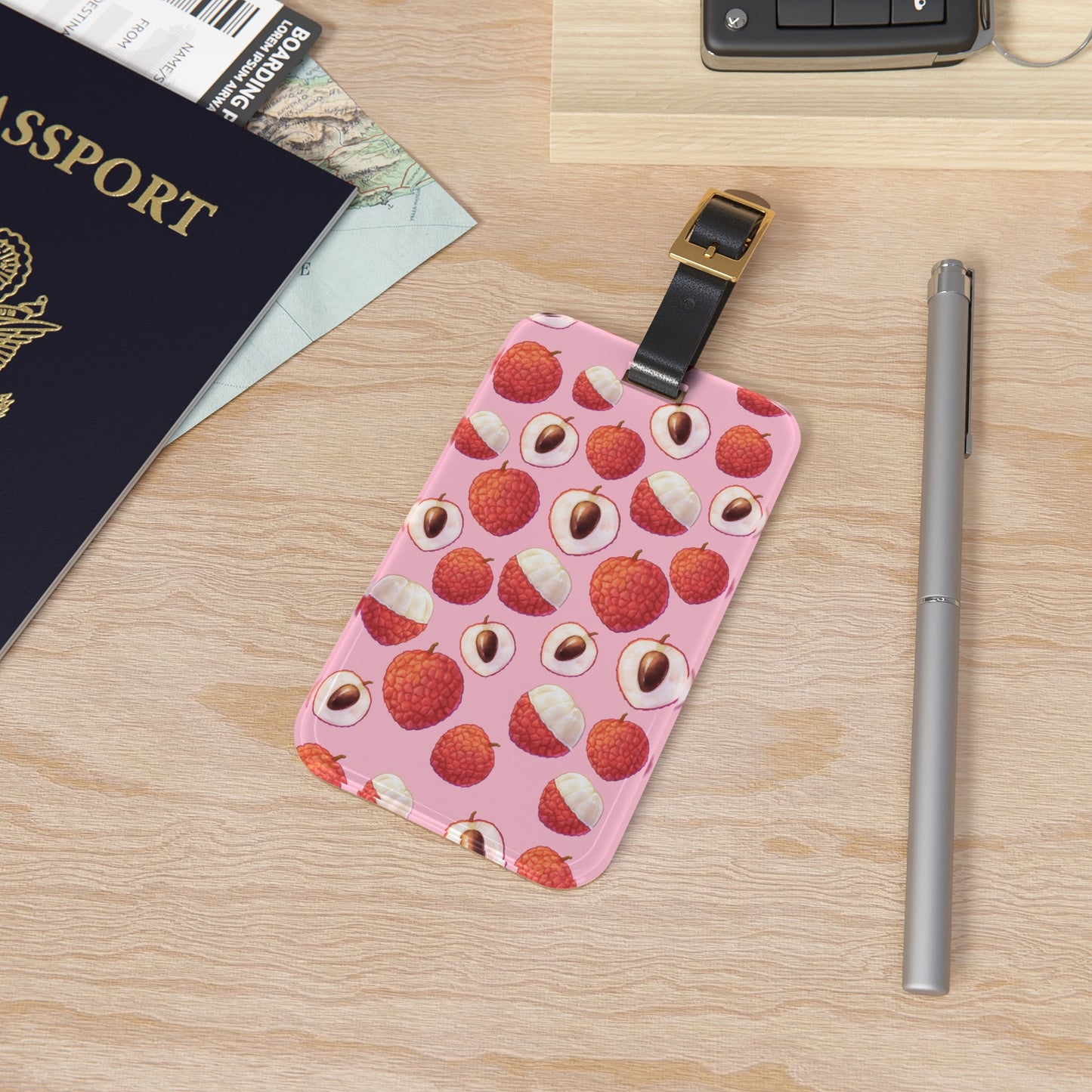 Lychee Luggage Tag