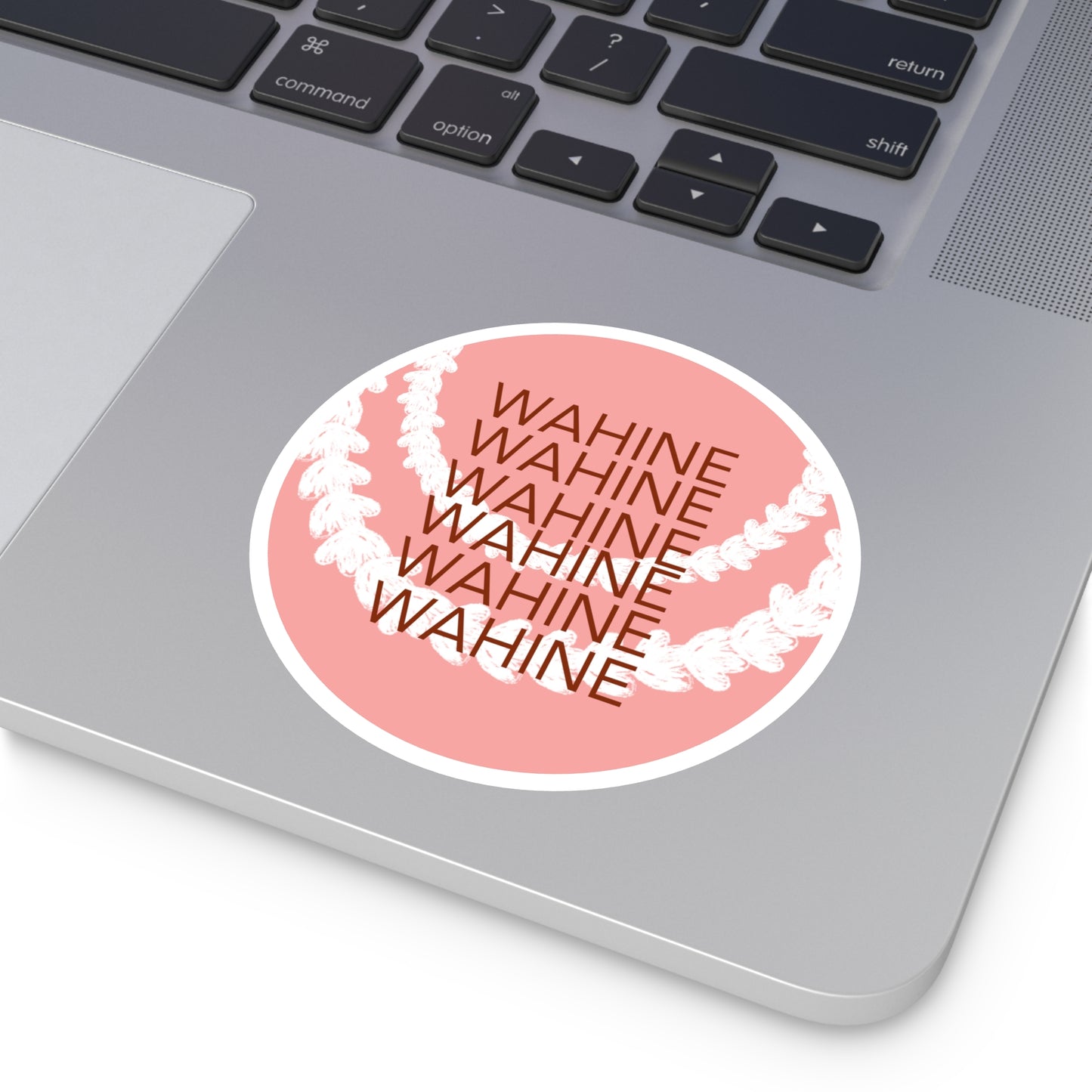Wahine Round Stickers, Indoor\Outdoor