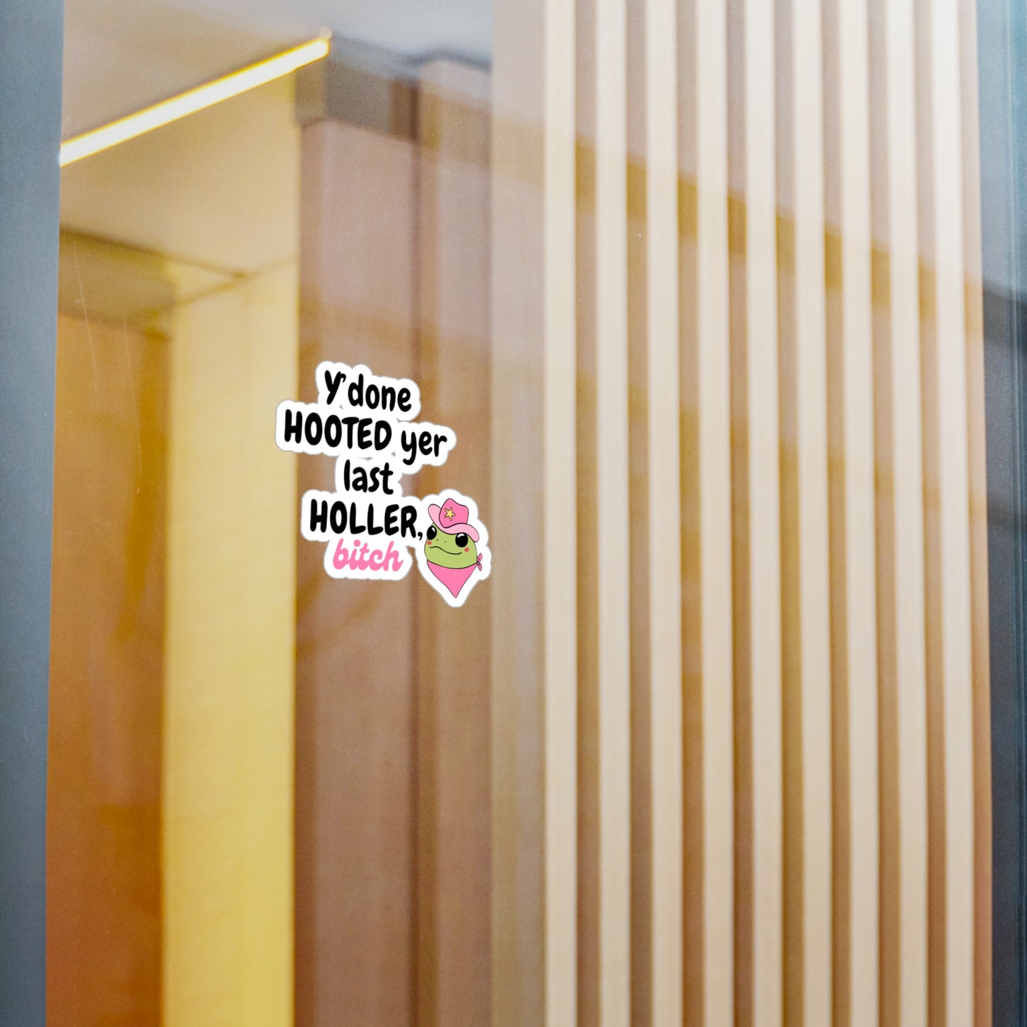 Hooted yer Holler Decal
