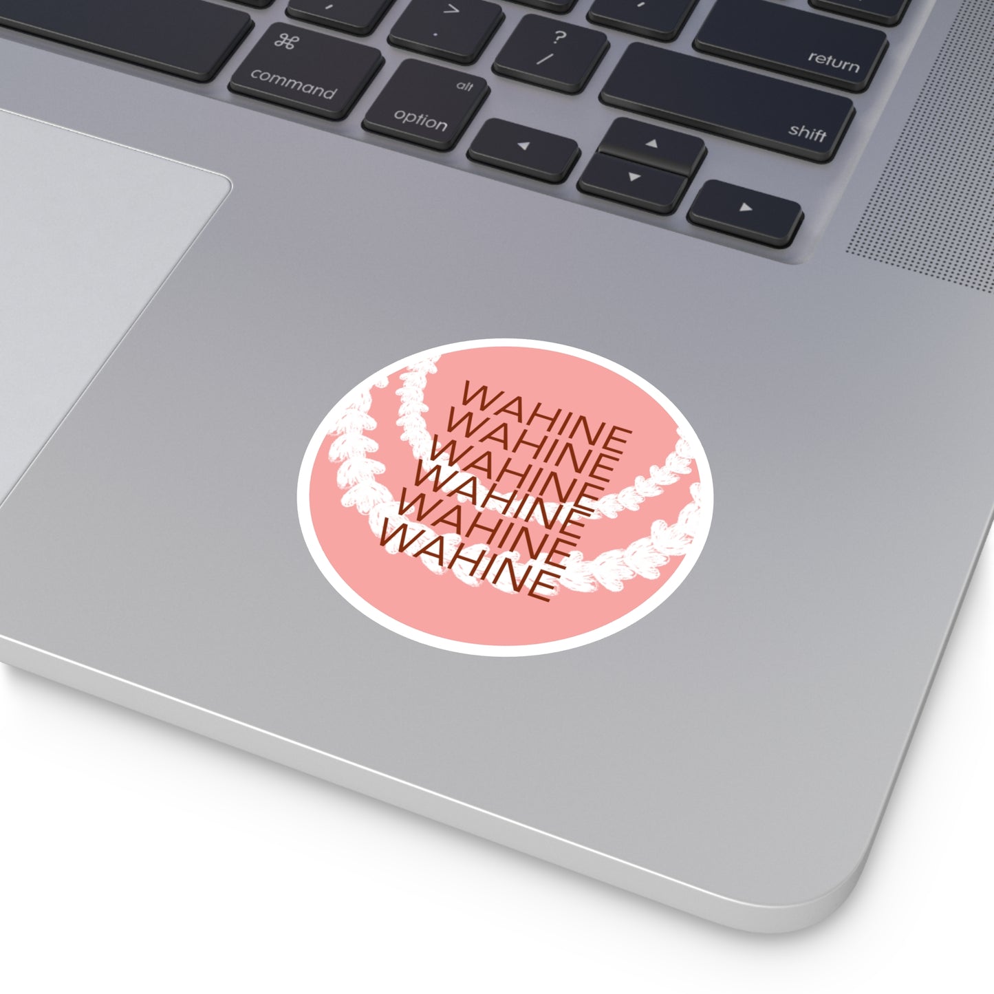 Wahine Round Stickers, Indoor\Outdoor
