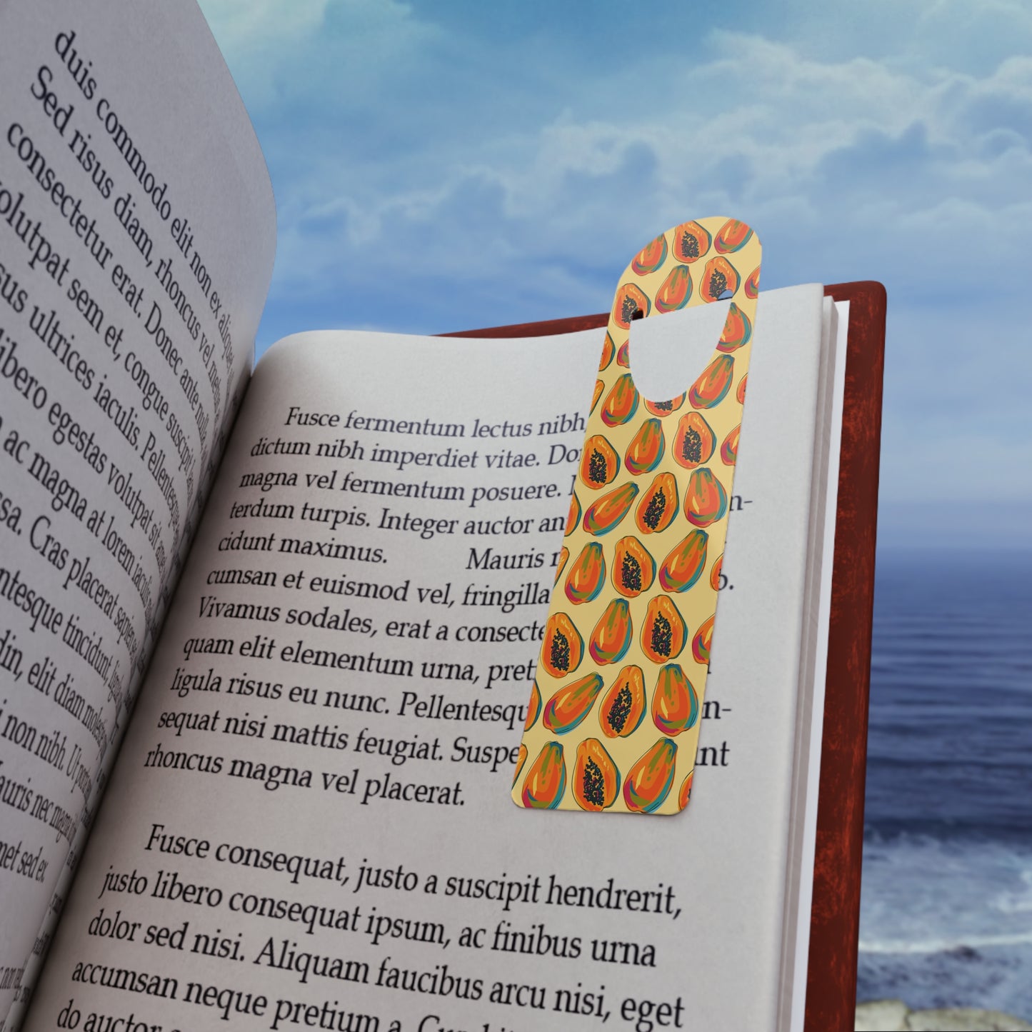 Papaya Bookmark