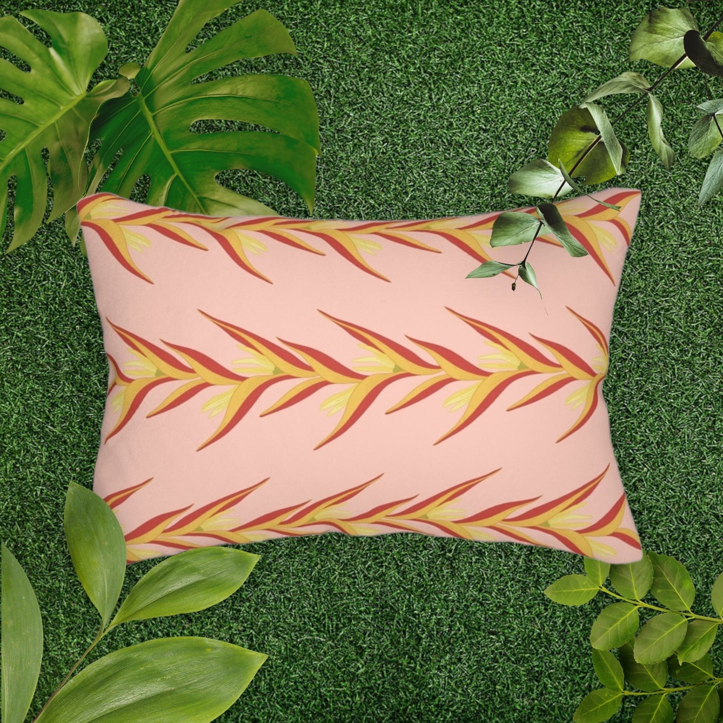 Heliconia Lumbar Pillow