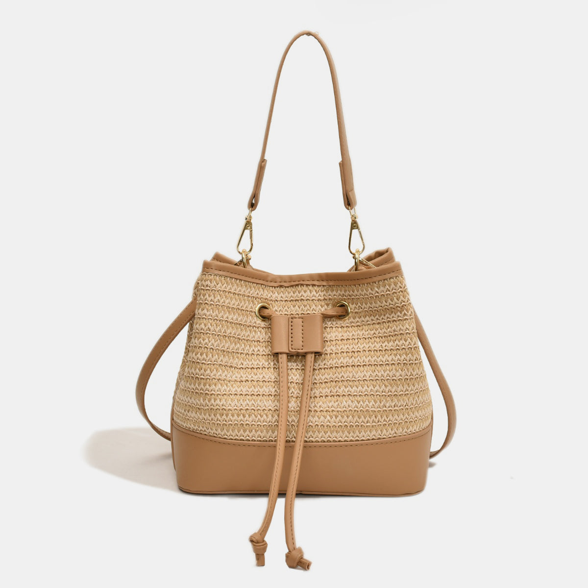 OOS Kawika Straw Braided Shoulder Bag
