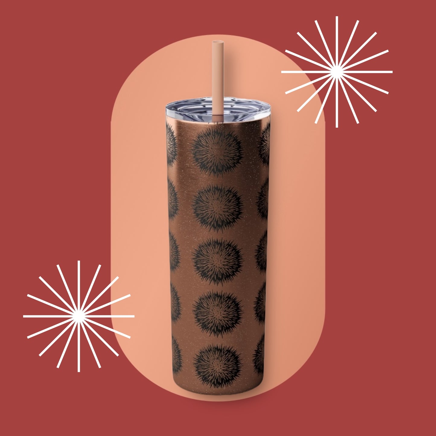 Wana Skinny Tumbler with Straw, 20oz