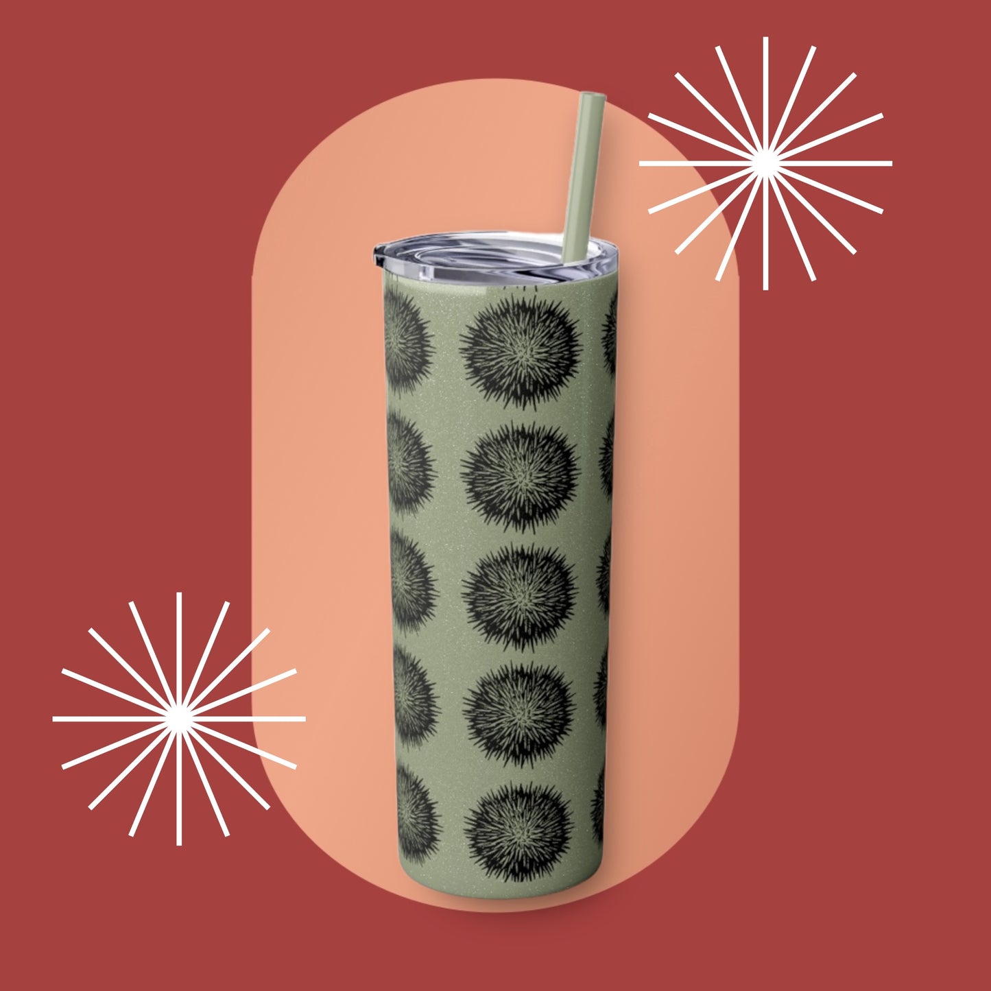 Wana Skinny Tumbler with Straw, 20oz