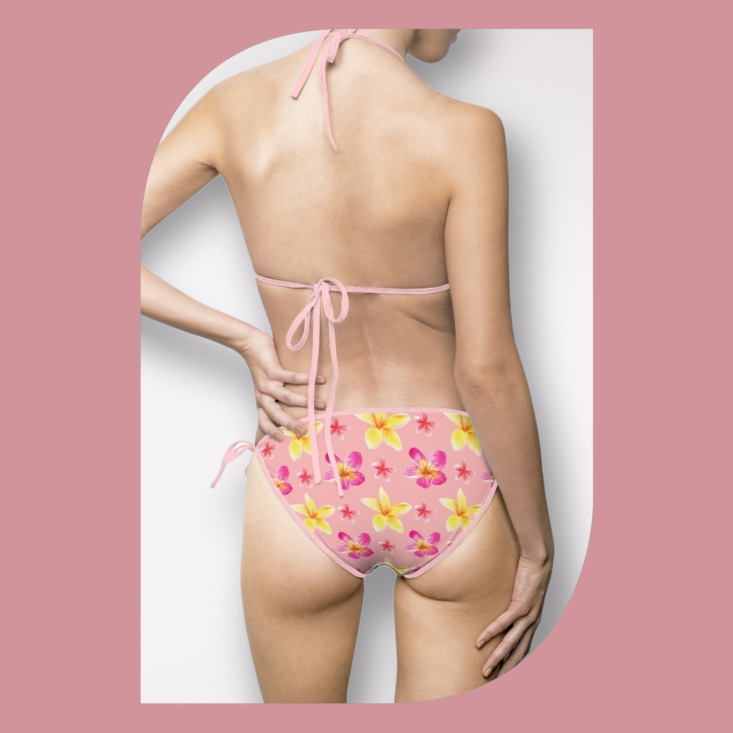 Plumeria Strappy Bikini