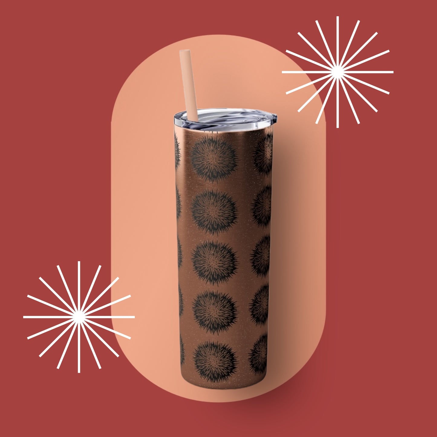 Wana Skinny Tumbler with Straw, 20oz