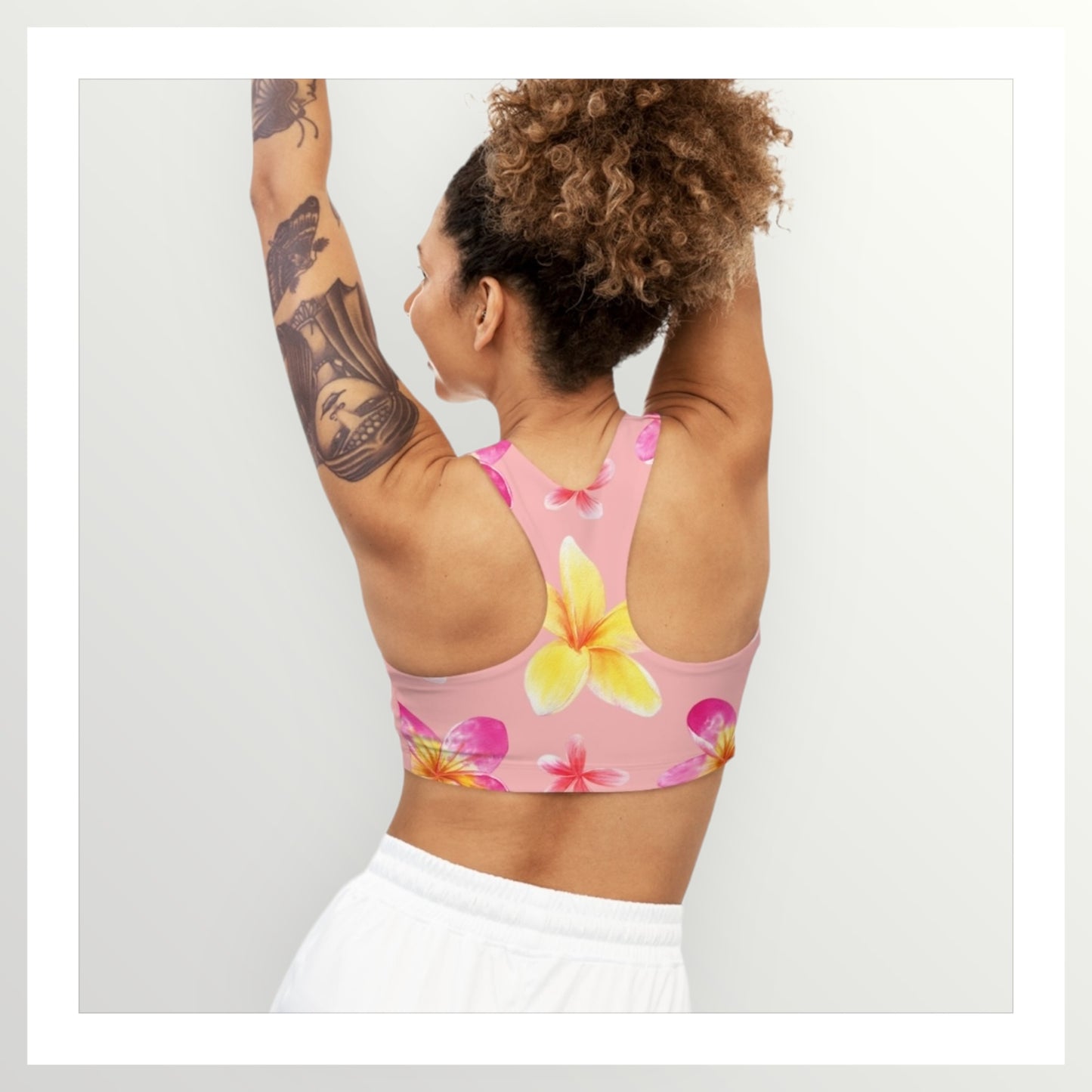 Plumeria Sports Bra