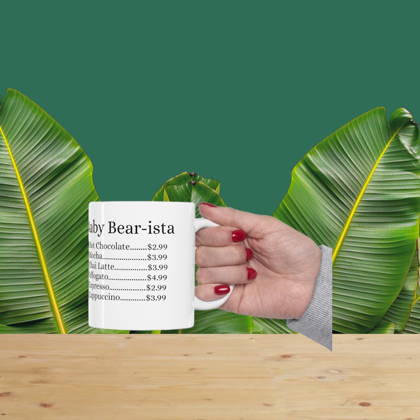 Baby Bear-ista Right-Handed Mug