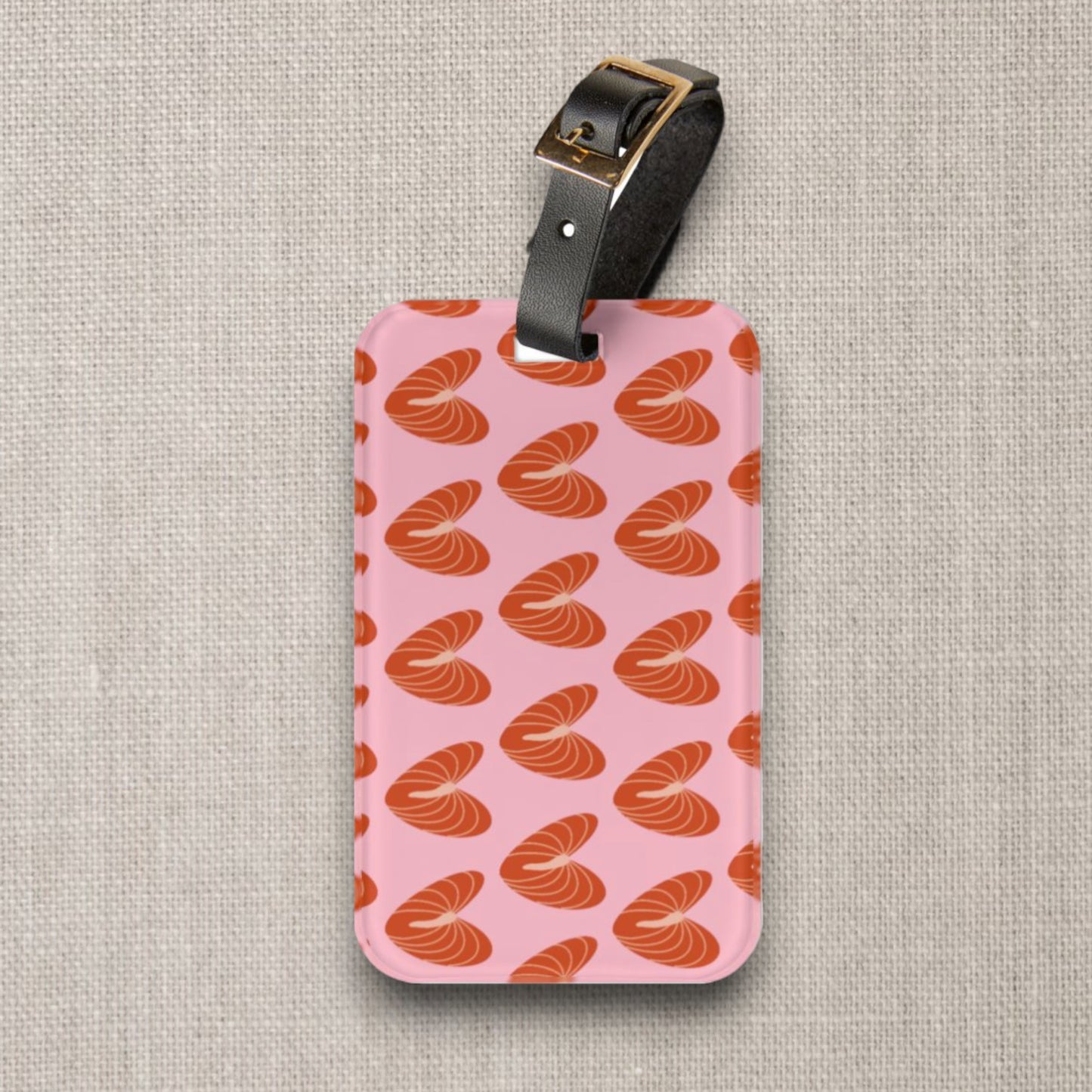 Heart Anthurium Luggage Tag