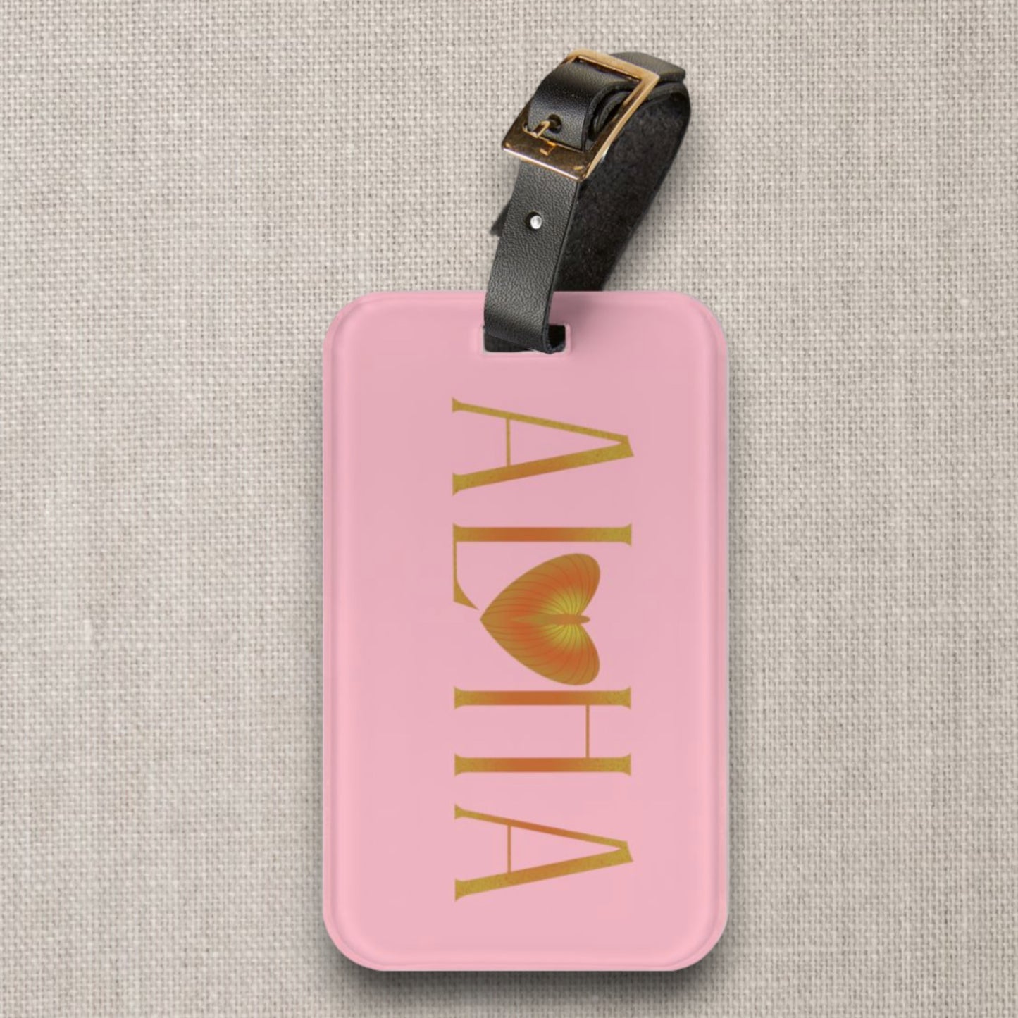 Aloha Anthurium Luggage Tag