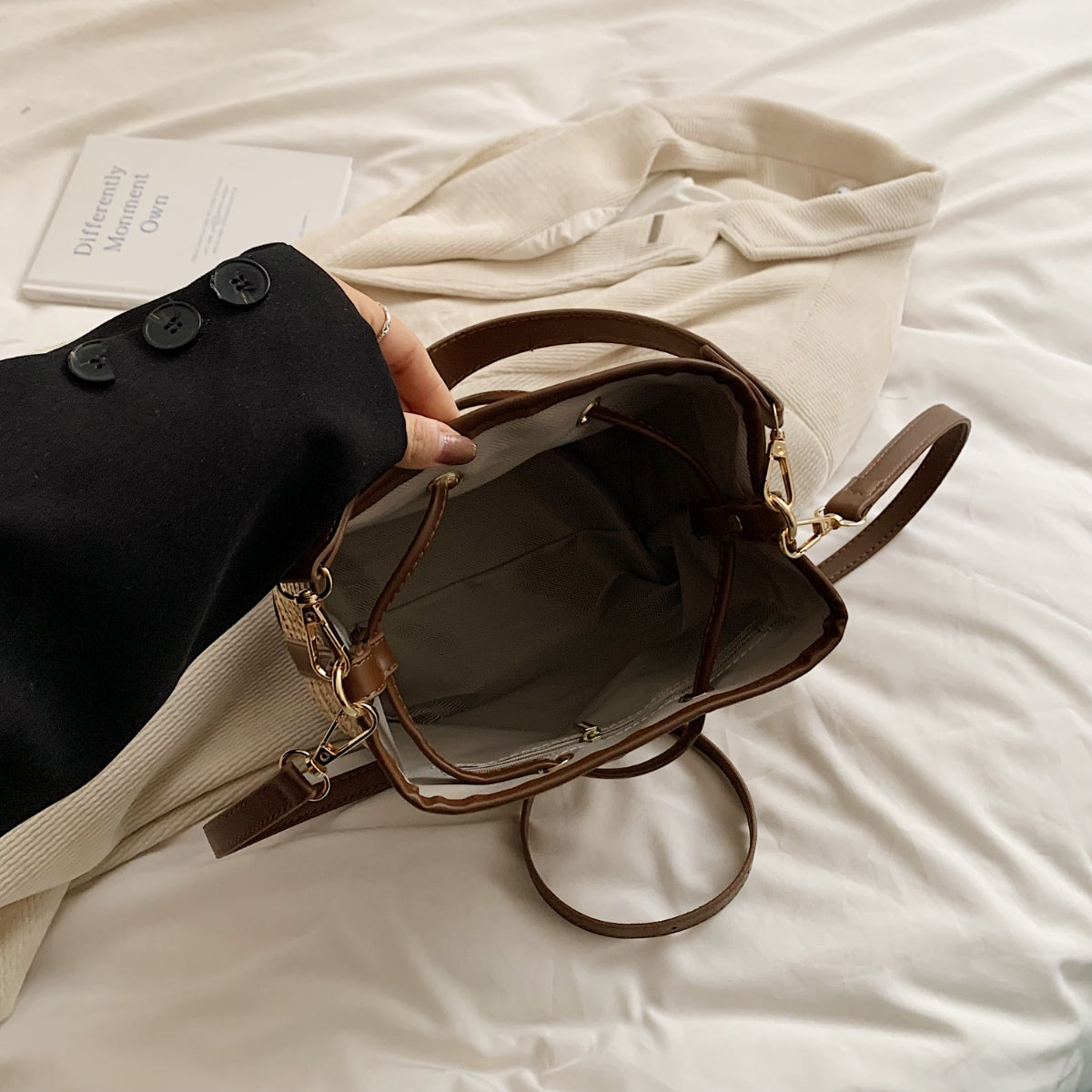 OOS Kawika Straw Braided Shoulder Bag