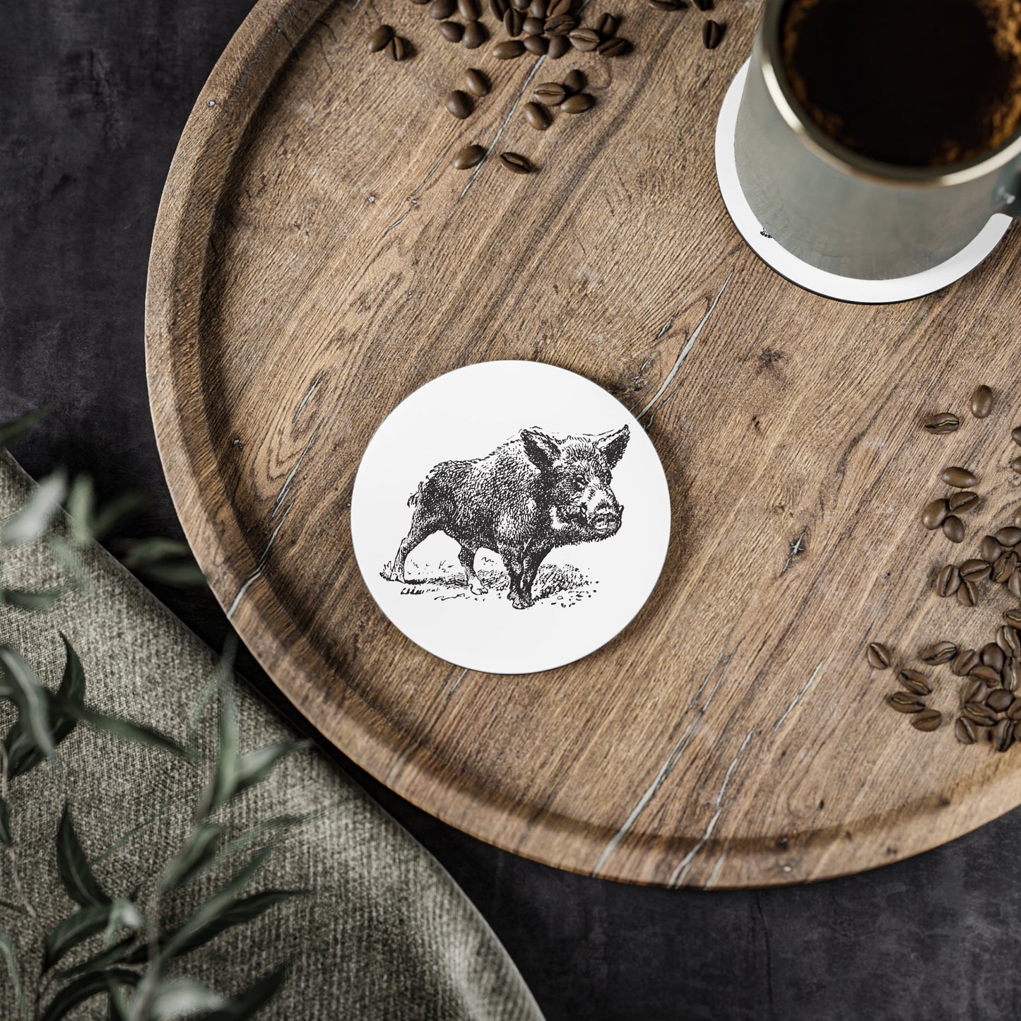 Boar Coasters