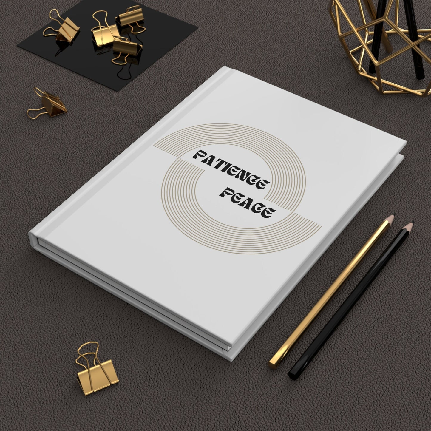 Patience and Peace Hardcover Journal