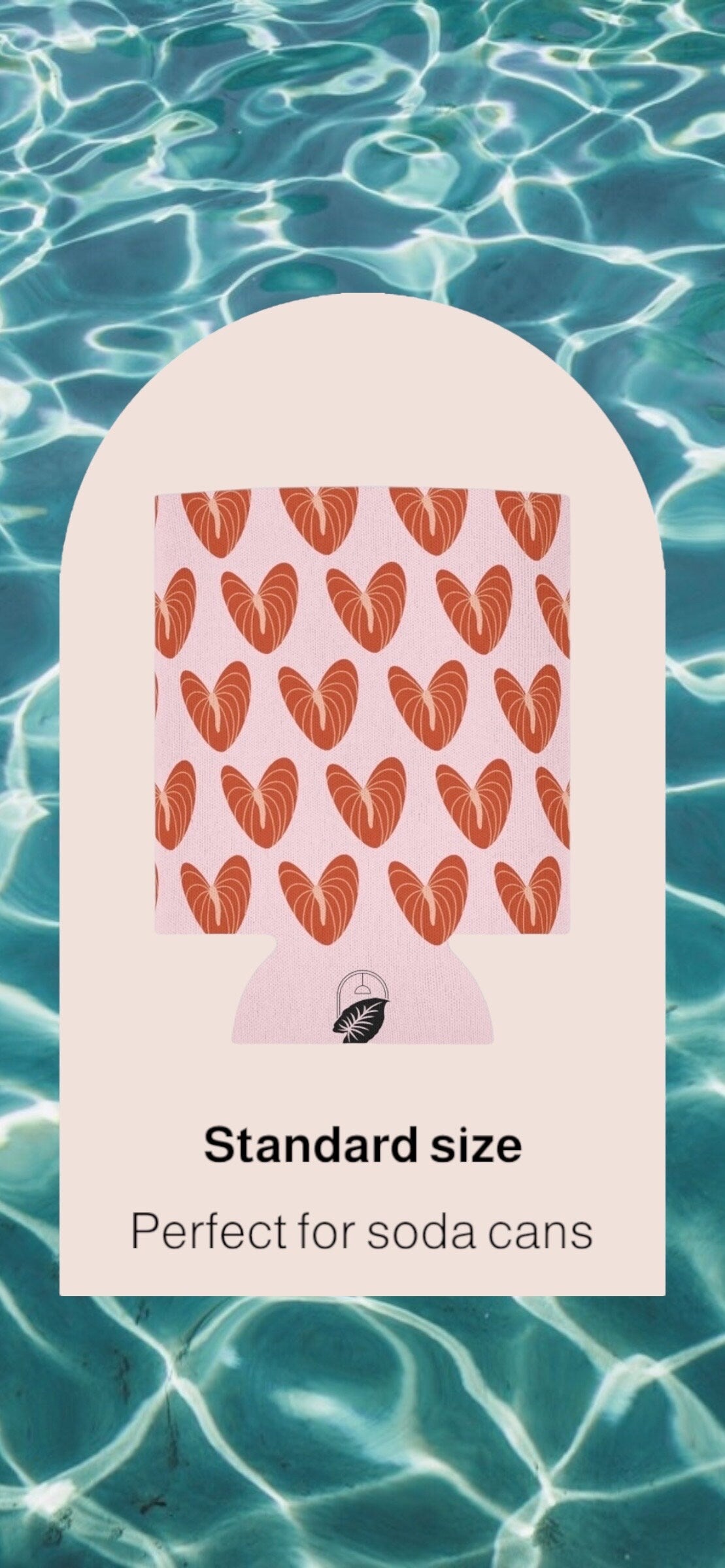 Anthurium Can Koozie