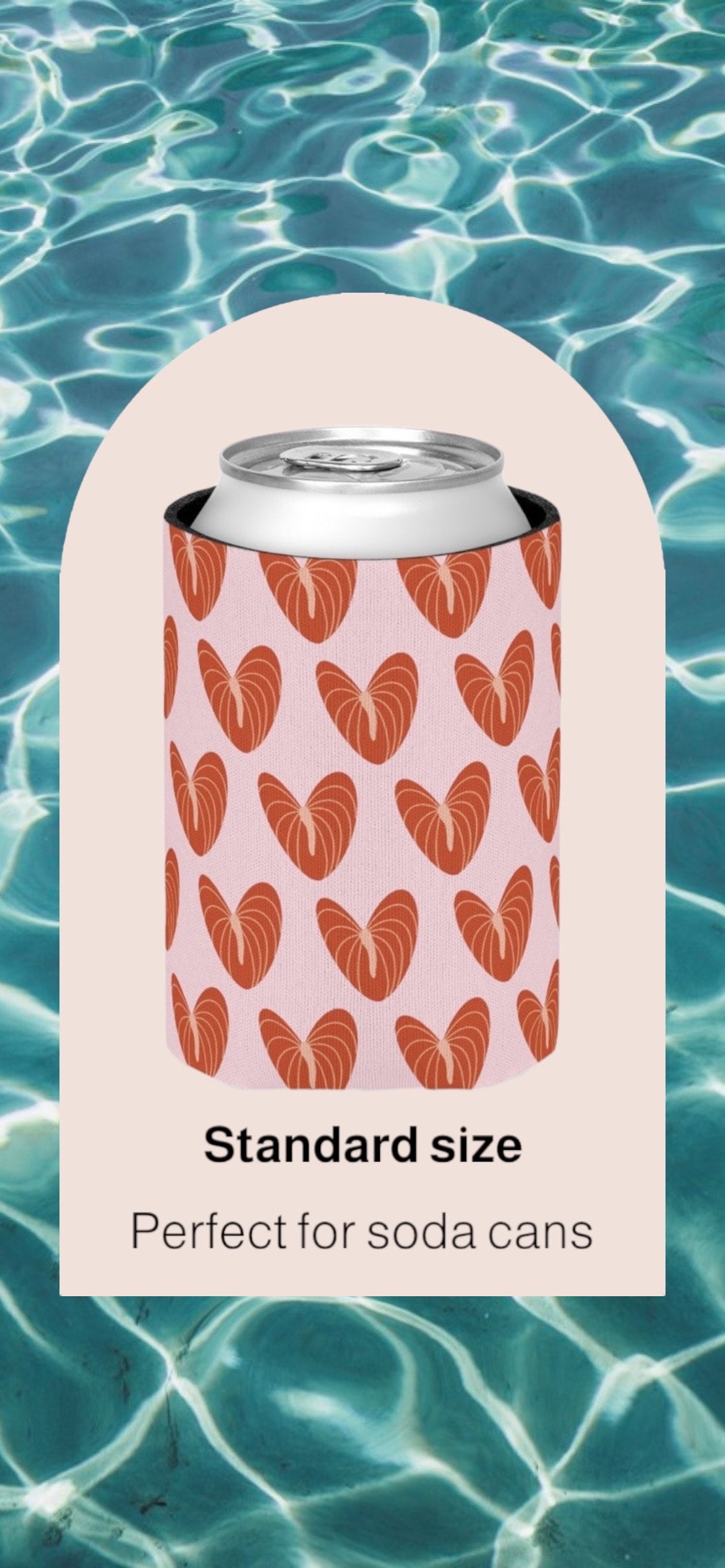 Anthurium Can Koozie