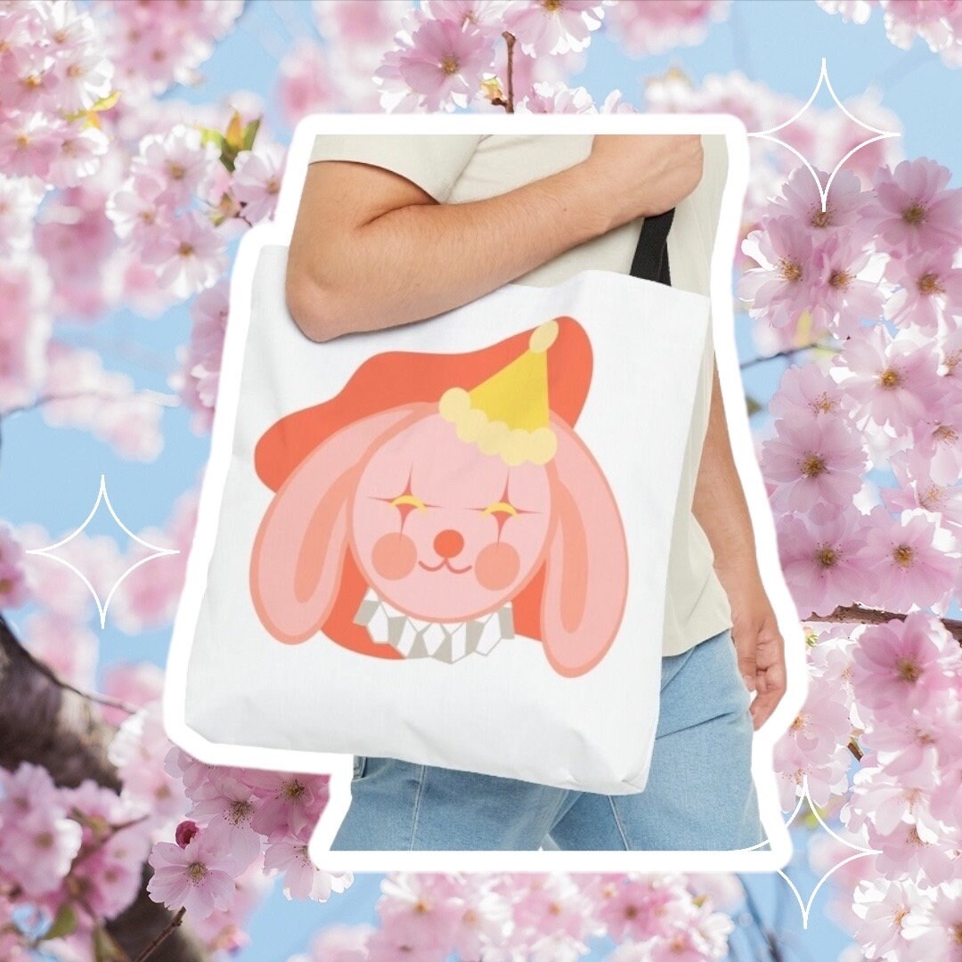 Clown Bunny Tote