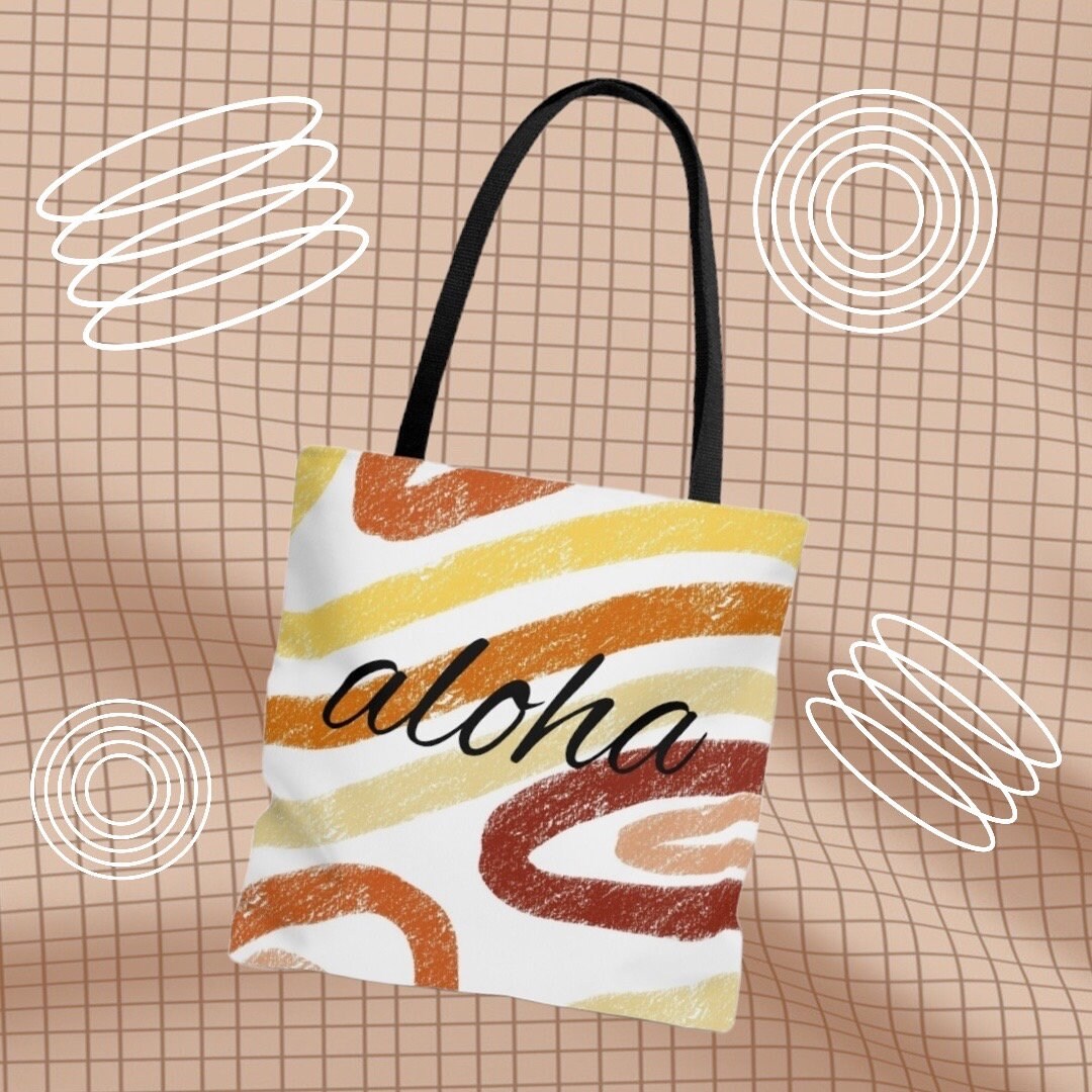 Neutral Aloha Tote
