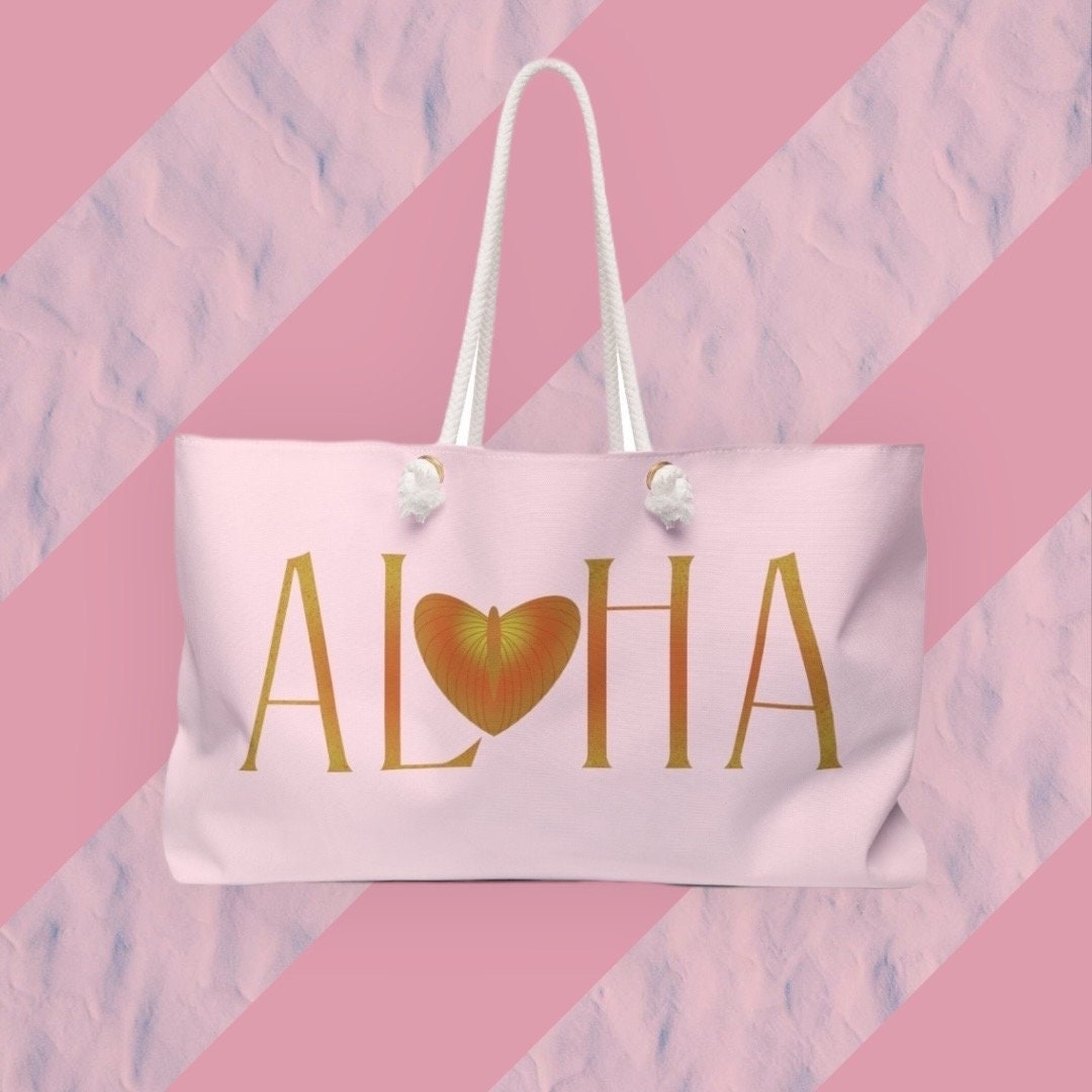 Aloha Anthurium Weekender Bag