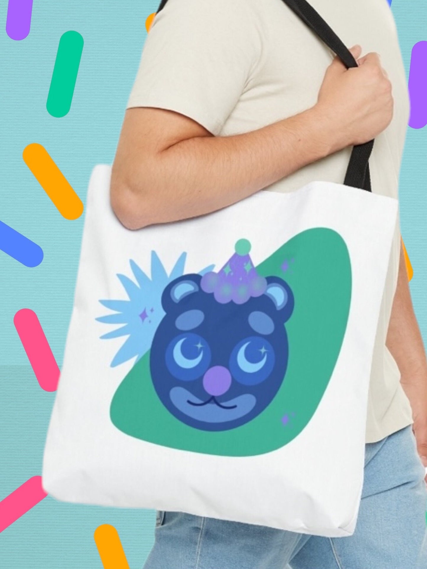 Berry Bear Clown Tote