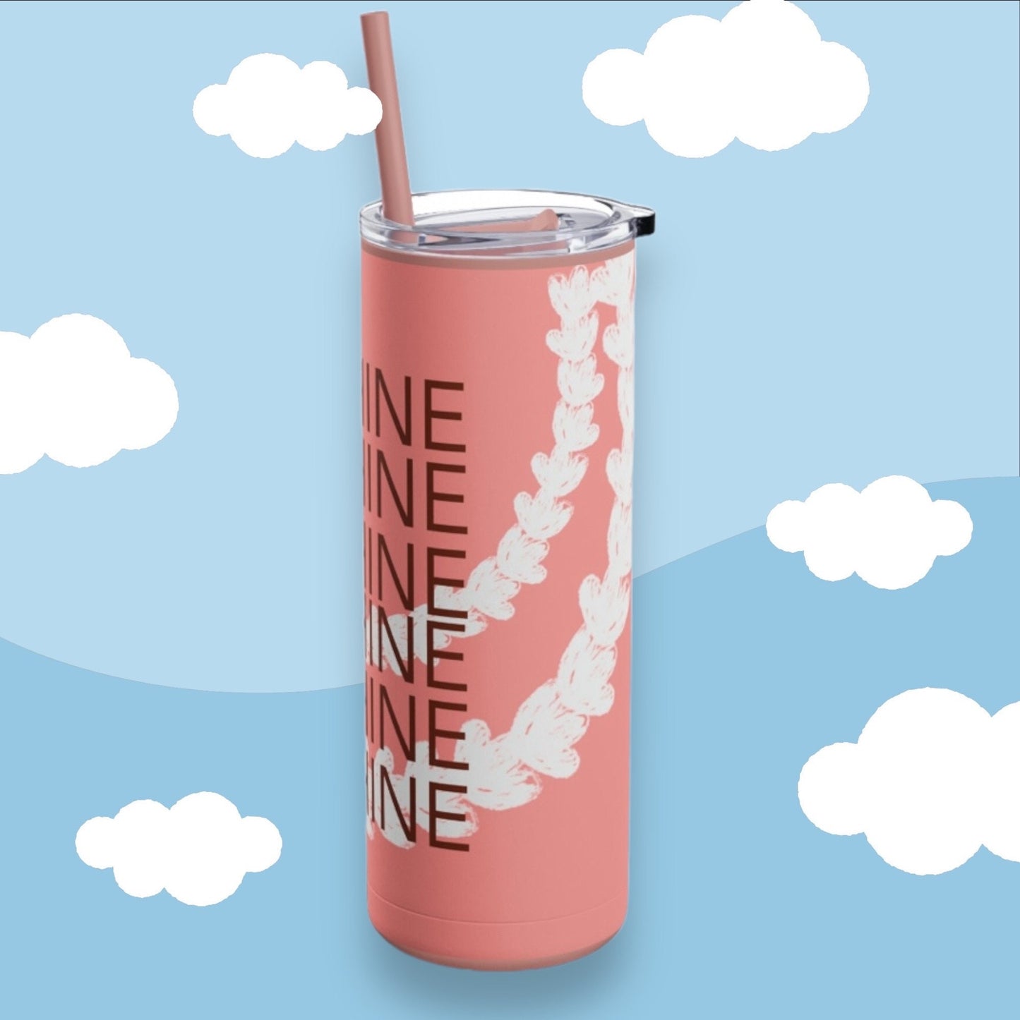 Wahine Skinny Matte Tumbler, 20oz