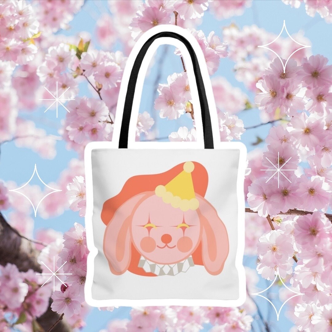 Clown Bunny Tote