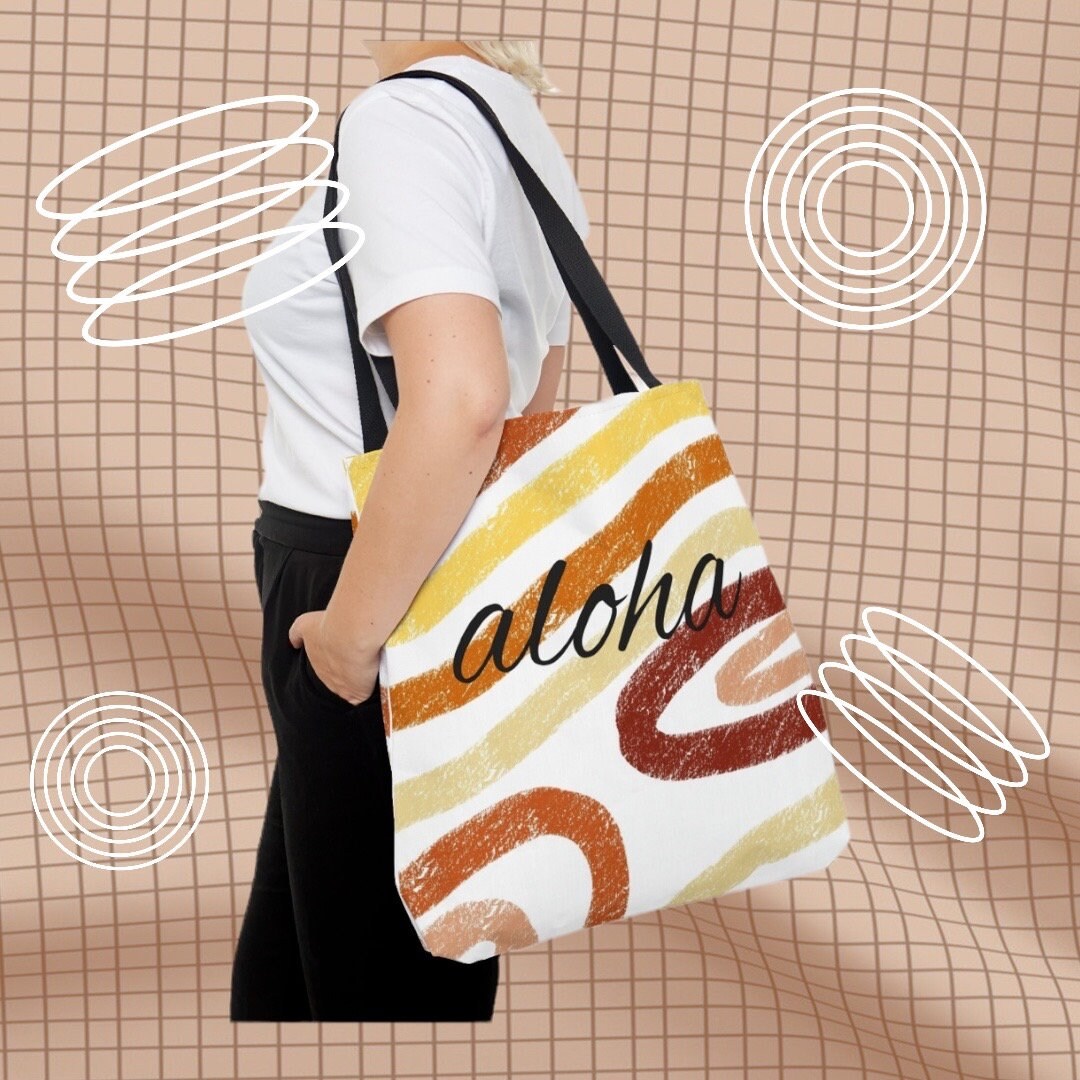 Neutral Aloha Tote