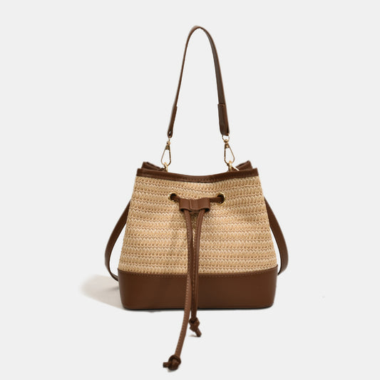 OOS Kawika Straw Braided Shoulder Bag