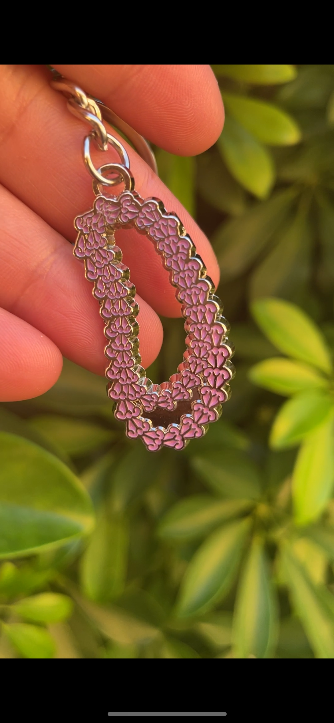 Crown Flower Keychain