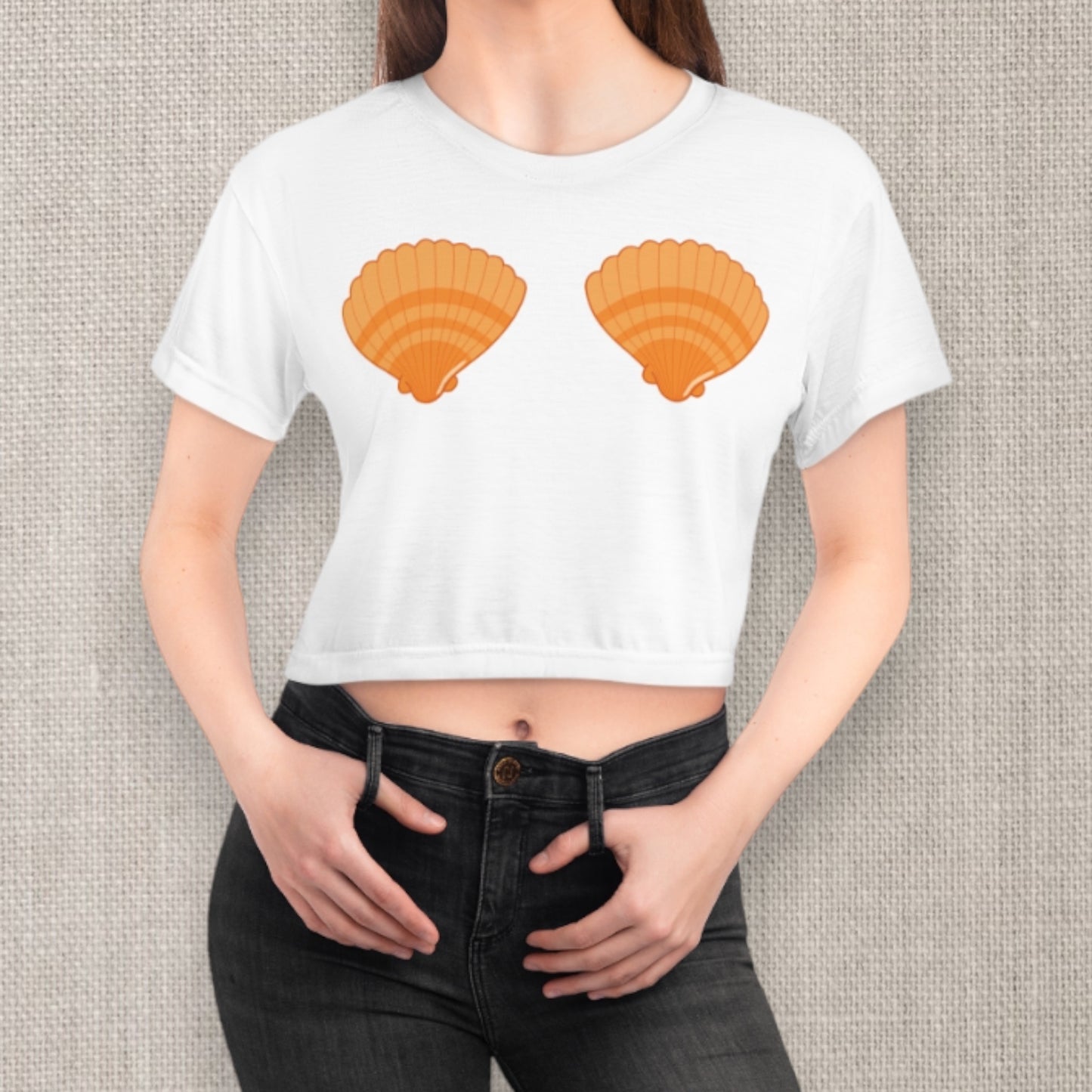 Sunrise Shell Crop Top