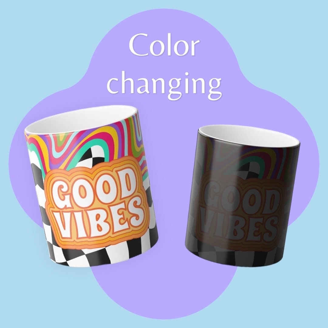 Good Vibes Morphing Mug, 11oz